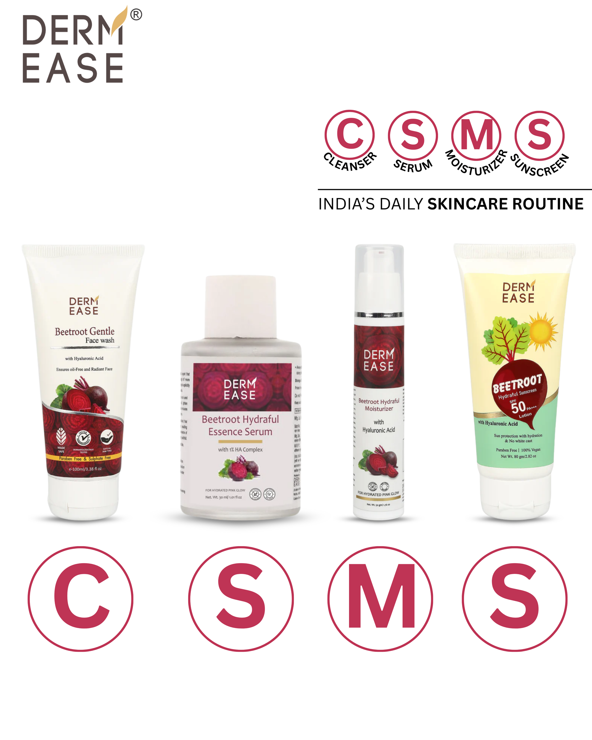 Glow Daily with DermEase: The Ultimate CSMS Skincare Routine
