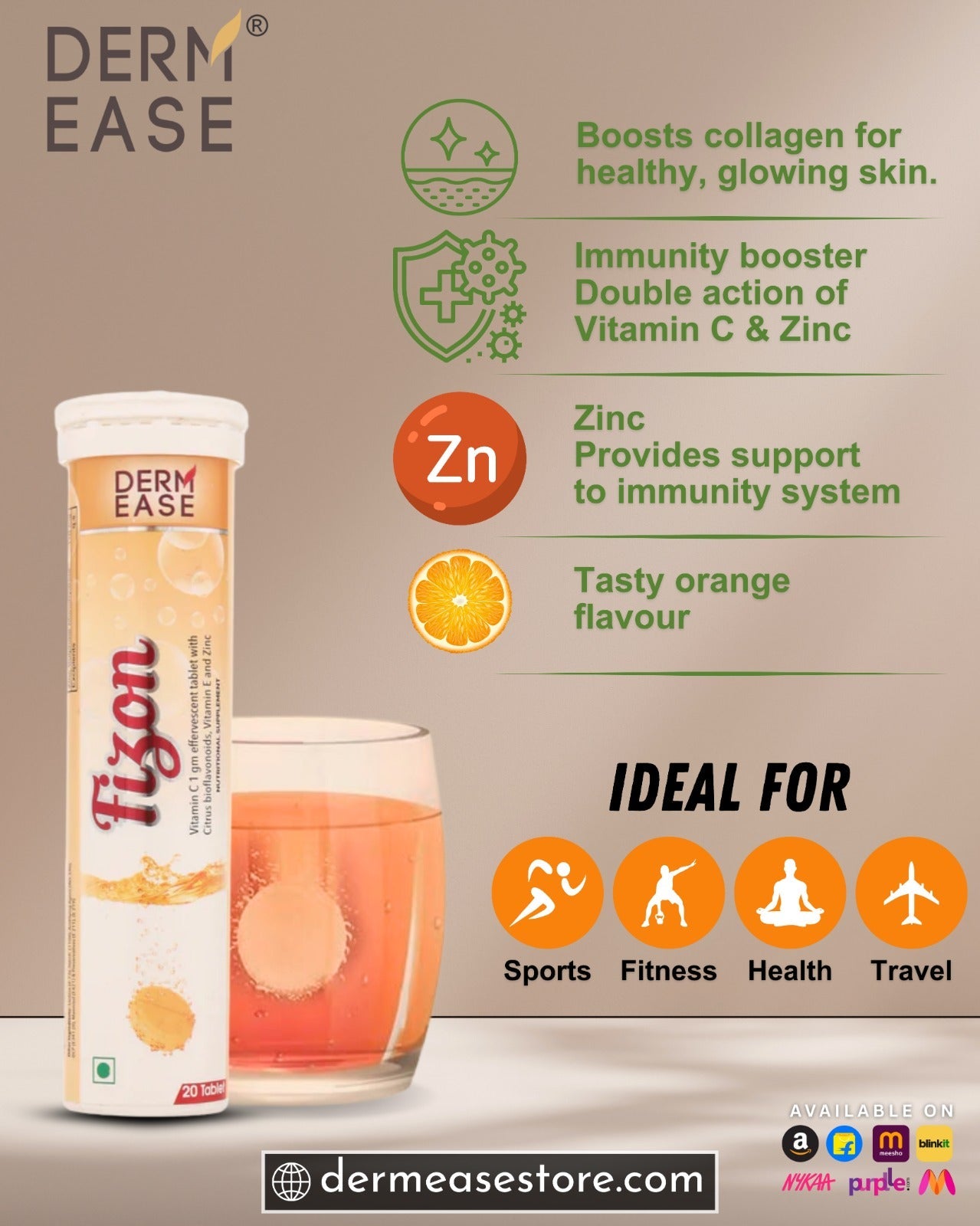 Boost Your Immunity and Glow From Within with Fizon by DermEase