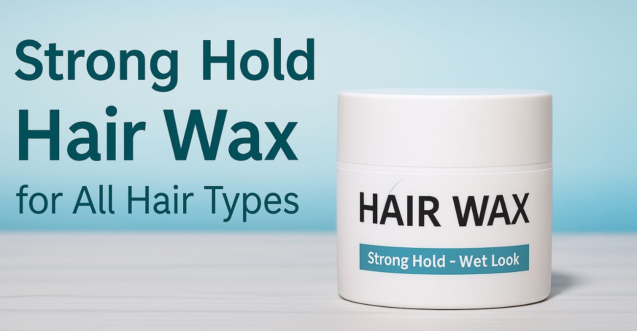 Strong hold hair wax