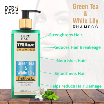 Green tea + white lily shampoo Green tea + white lily shampoo