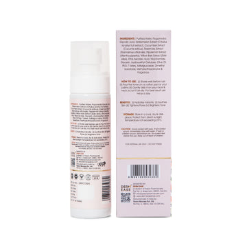 Back view of a skincare product packaging with text and barcodes on a white background Back view of a skincare product packaging with text and barcodes on a white background
