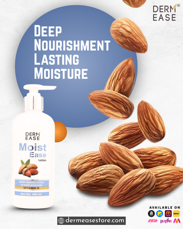 Deep Nourishment. Lasting Moisture. Meet Dermease Moist Ease Lotion