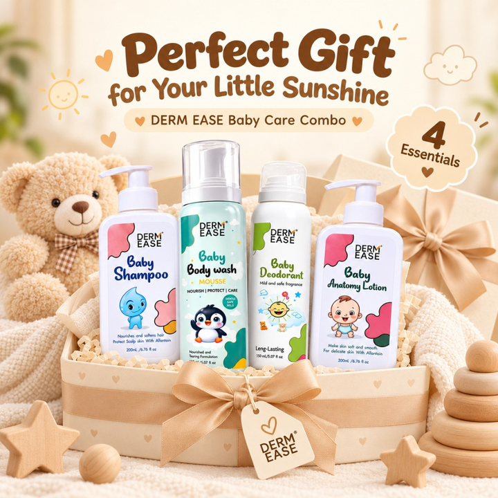 Baby shampoo + Baby Body Mouse + Baby deodorant +Baby Anatomy Lotion