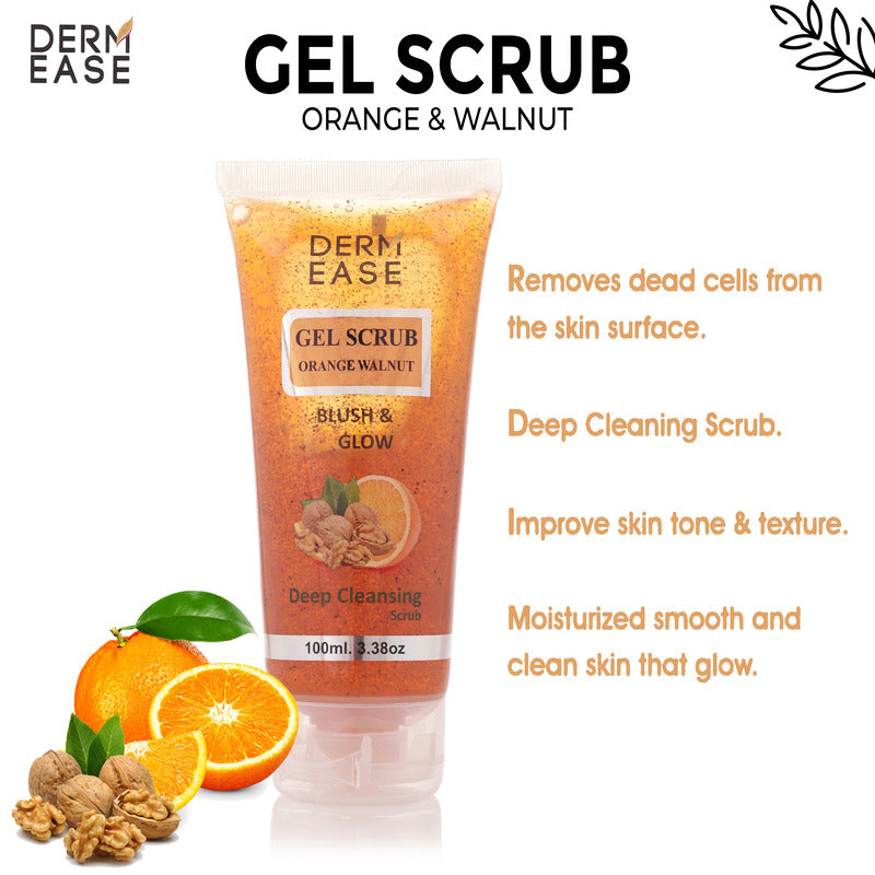 Gel Scrub Orange Walnut Description