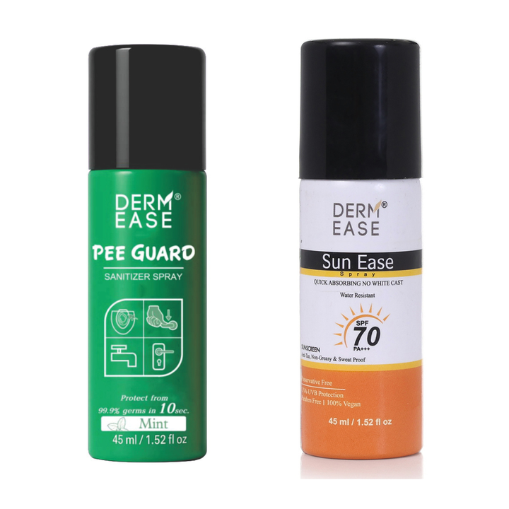 PEE GUARD SPRAY 45ML MINT + SUNSCREEN SPF 70 SPRAY 45ML