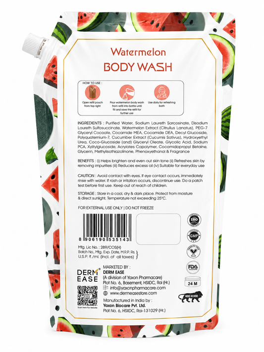 WATERMELON BODY WASH REFILL 750ML