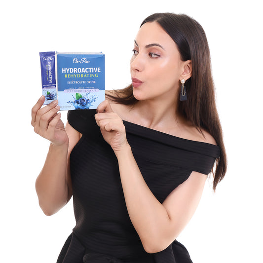 ON-PRO HYDROACTIVE REHYDRATING ELECTROLYTE DRINK BLUEBERRY FALVOUR