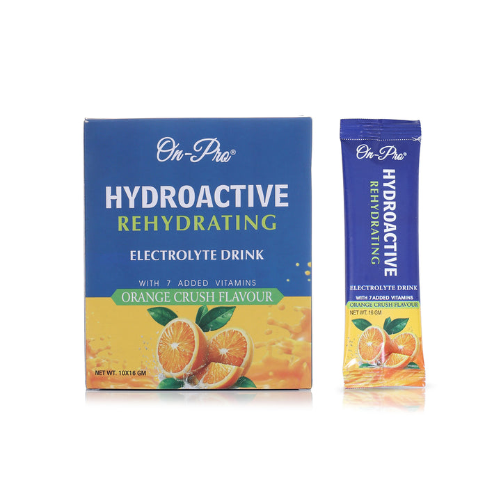 ON-PRO HYDROACTIVE REHYDRATING ELECTROLYTE DRINK ORANGE CRUSH FALVOUR