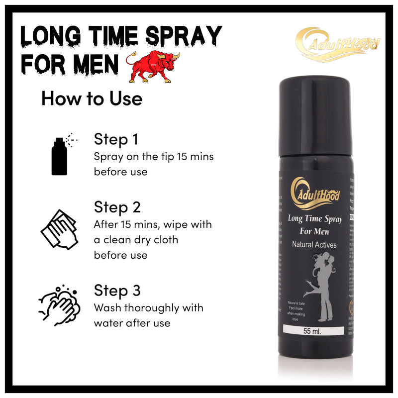 Long Time Spray for Longer Intimacy Boost – Dermease Store