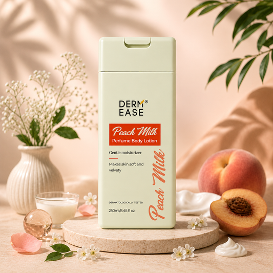 DERMEASE PEACH MILK PERFUME BODY LOTION