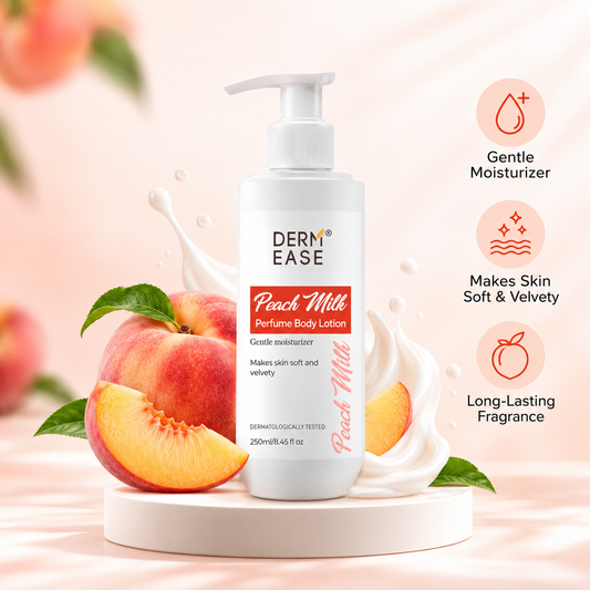 DERMEASE PEACH MILK PERFUME BODY LOTION