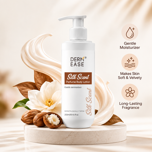 DERMEASE SILK SENT PERFUME BODY LOTION