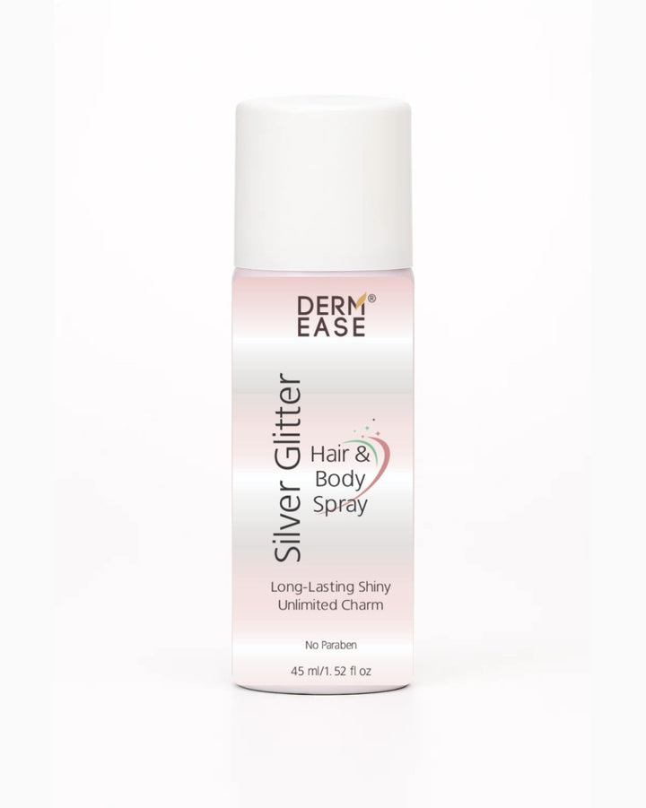 SILVER GLITTER HAIR & BODY SPRAY 45 ml