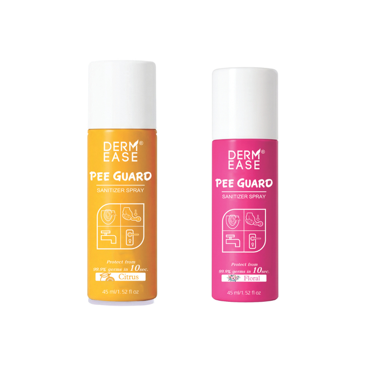 PEE GUARD TOILET SANITIZER SPRAY (Citrus & Floral Each 45ml PACK OF 2)
