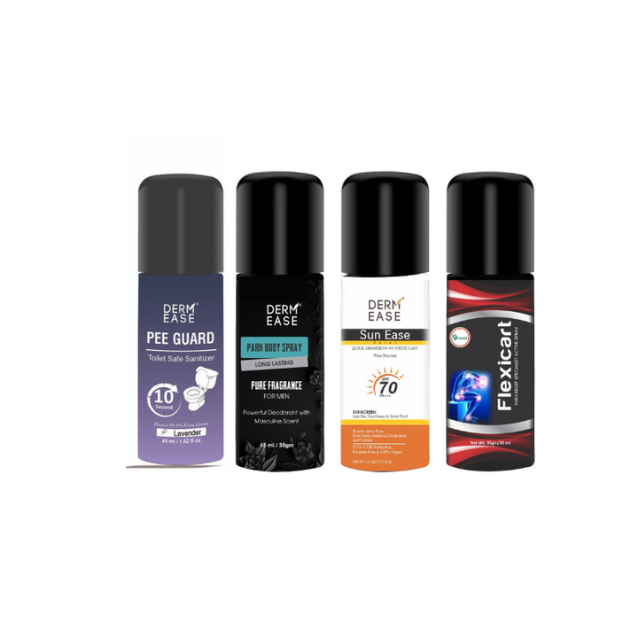 3 WAY DEFENSE – PEE GUARD, PARK DEO & SUN EASE SPF 70 SPRAY